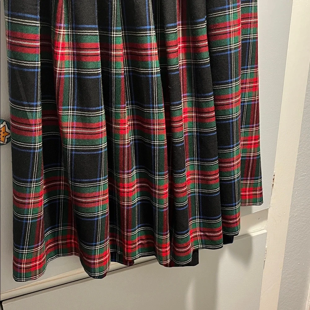 Vintage Pendleton Tartan Plaid Pleated Maxi Skirt - Picture 5 of 8